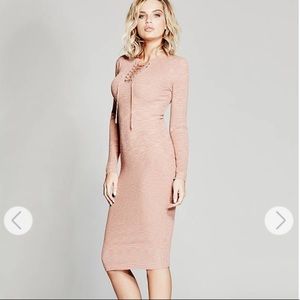 GUESS MARCIANO SUNI RIB SWEATER DRESS